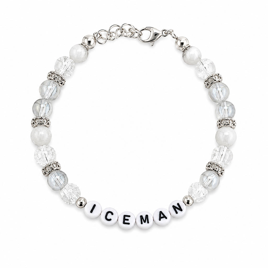 THE ICEMAN BEADED BRACELET