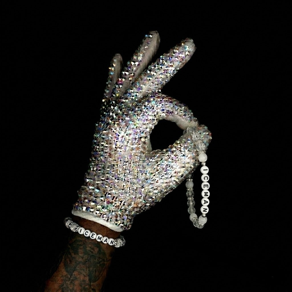 THE ICEMAN BEADED BRACELET